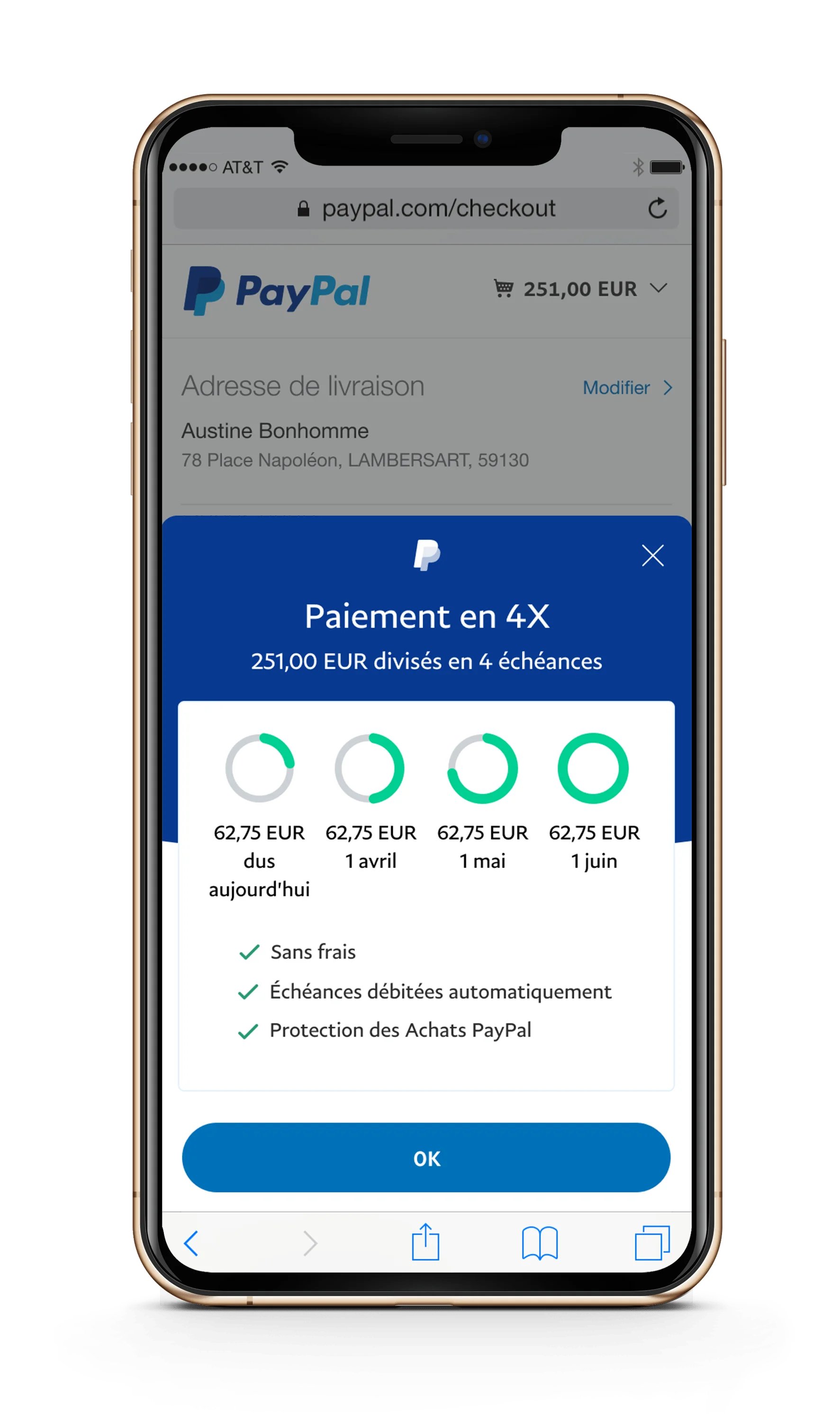 Paypal Paiement en 4 Fois Sans Frais - 2