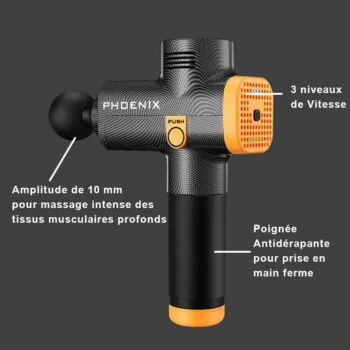 pistolet massage - mode action