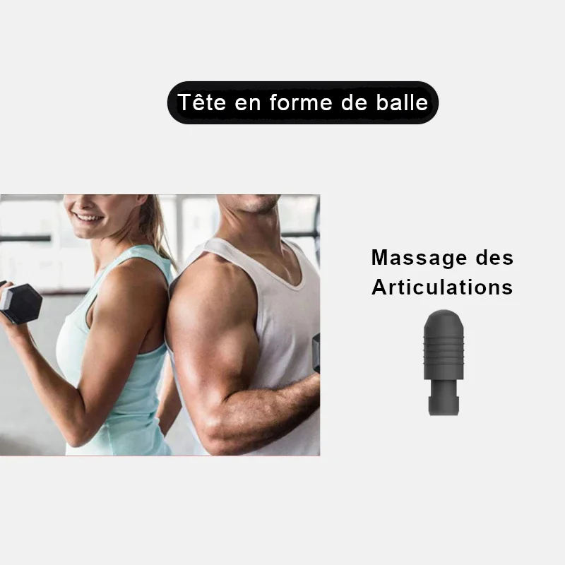 pistolet massage - tête massage 1