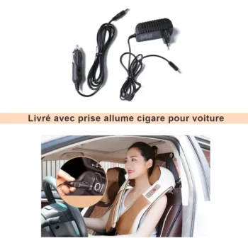 Massage masseur Cervical - Prise voiture