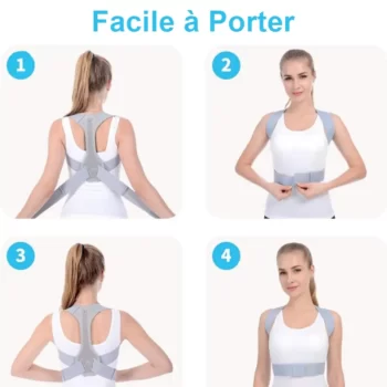 Redresse Dos - Correcteur de Posture - facile à porter