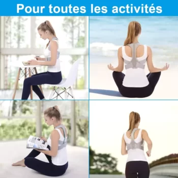 Redresse Dos - Correcteur de Posture - redresse le dos pour toutes activités